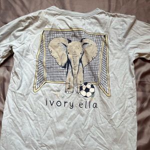 Long sleeve ivory ella t shirt